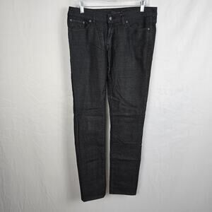 Prana Jeans Women's 10/30 Black Charcoal Wash Skinny